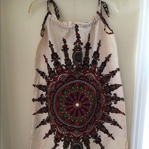 Handmade hippie dress no size tag but size large